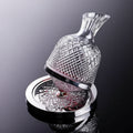 High Grade Crystal Glass 360 Rotating Decanter Tumbler 1500Ml Decanter Wine Dispenser Aerator Mirror Jug Gift Bar Decoration